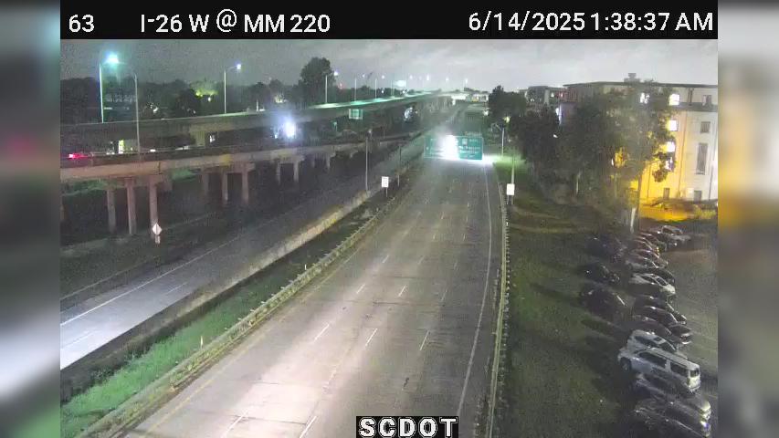 Traffic Cam Charleston: I-26 W @ MM 220.6 (US 17N)