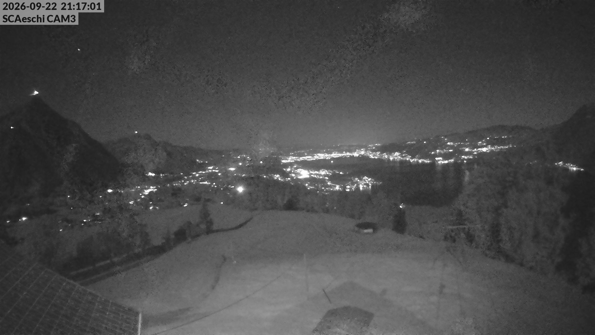 Aeschi bei Spiez: Aeschiried: Skihütte Aeschiried - Skilift Aeschiallmend Ag - Thunersee