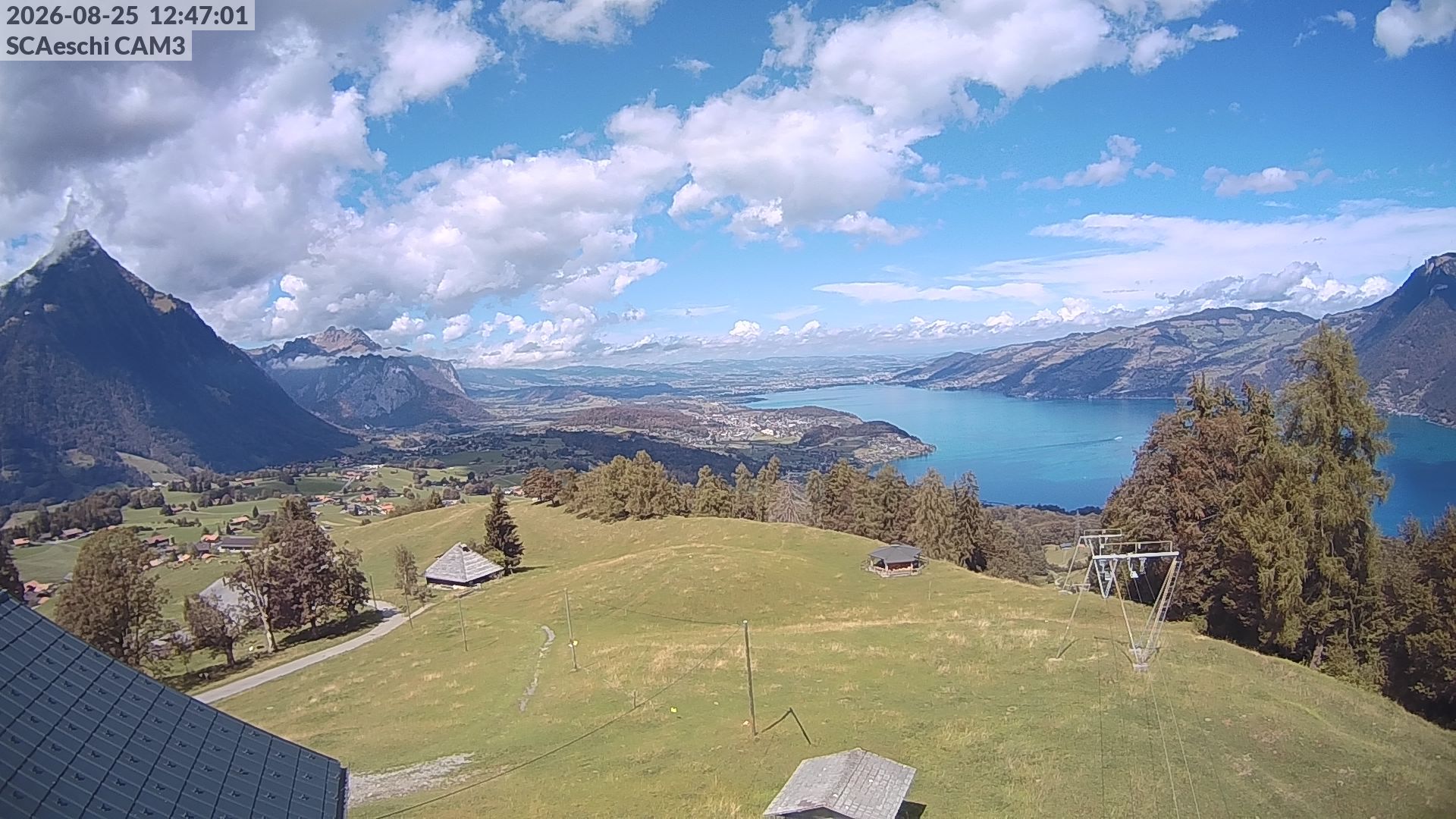 Aeschi bei Spiez: Aeschiried: Skihütte Aeschiried - Skilift Aeschiallmend Ag - Thunersee