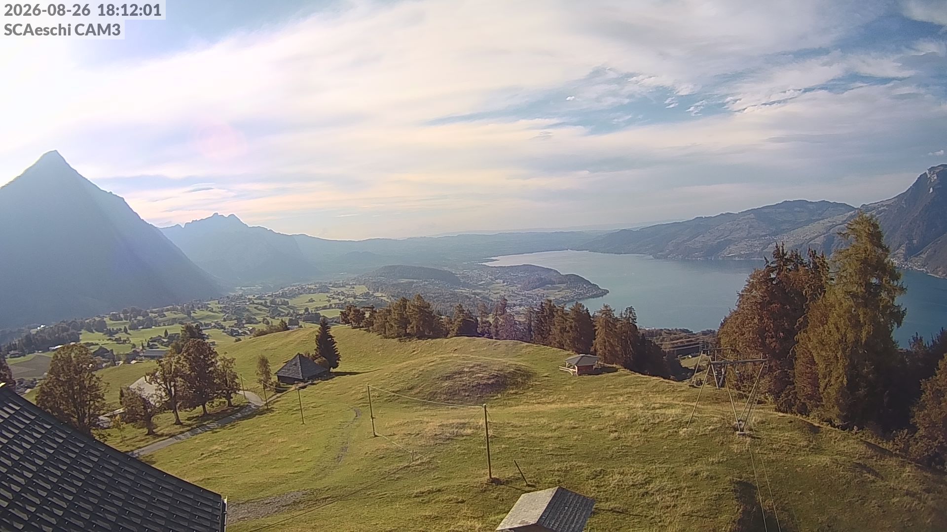 Aeschi bei Spiez: Aeschiried: Skihütte Aeschiried - Skilift Aeschiallmend Ag - Thunersee