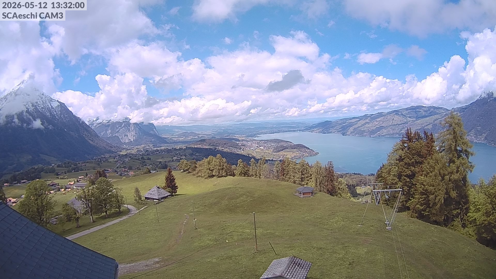 Aeschi bei Spiez: Aeschiried: Skihütte Aeschiried - Skilift Aeschiallmend Ag - Thunersee