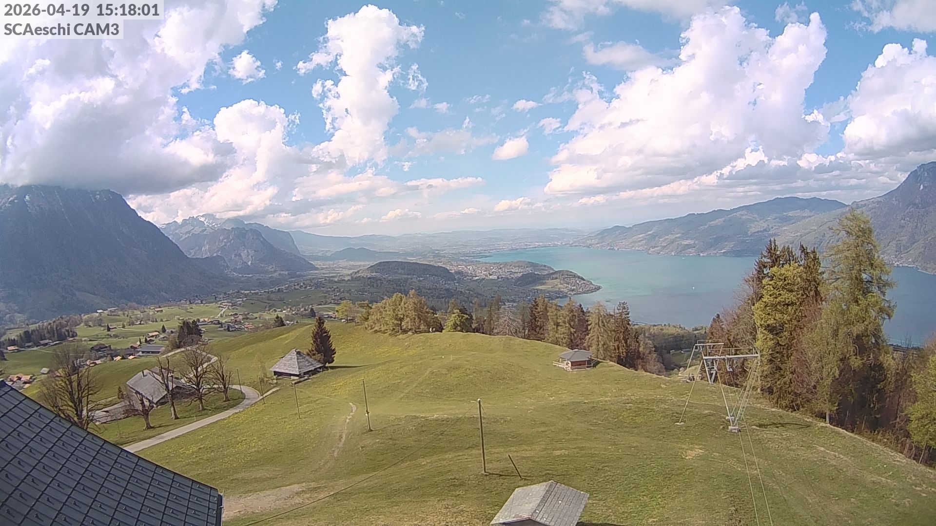 Aeschi bei Spiez: Aeschiried: Skihütte Aeschiried - Skilift Aeschiallmend Ag - Thunersee