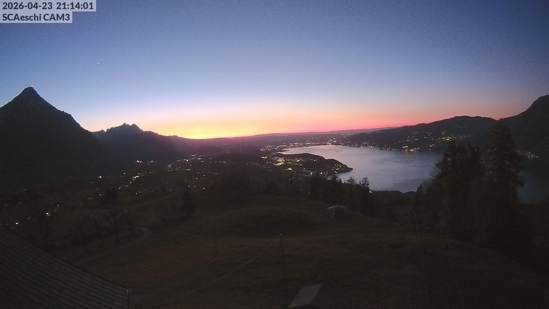 Aeschi bei Spiez: Aeschiried: Skihütte Aeschiried - Skilift Aeschiallmend Ag - Thunersee