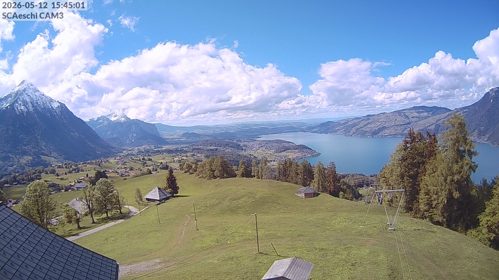 Aeschi bei Spiez: Aeschiried: Skihütte Aeschiried - Skilift Aeschiallmend Ag - Thunersee