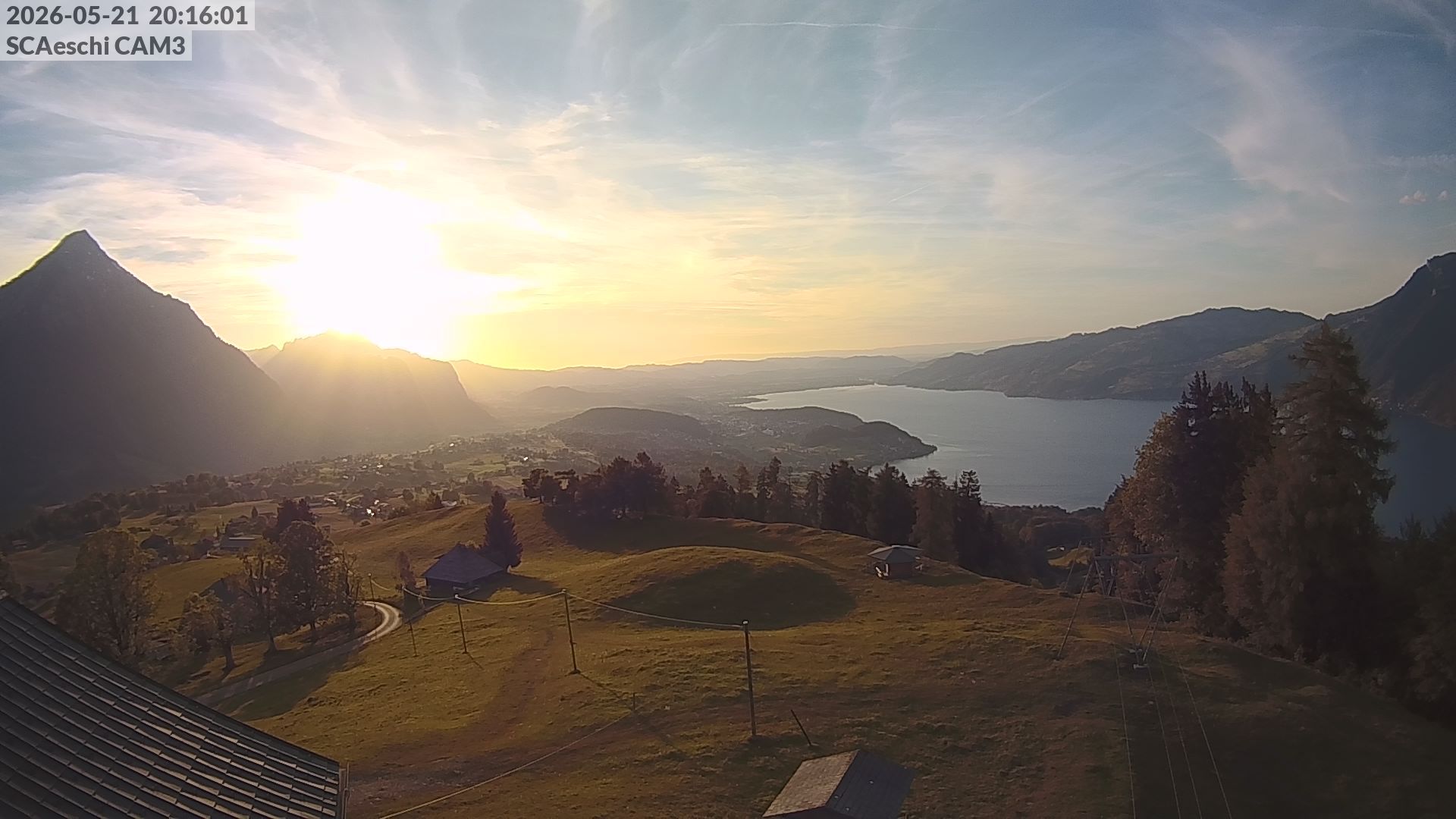Aeschi bei Spiez: Aeschiried: Skihütte Aeschiried - Skilift Aeschiallmend Ag - Thunersee