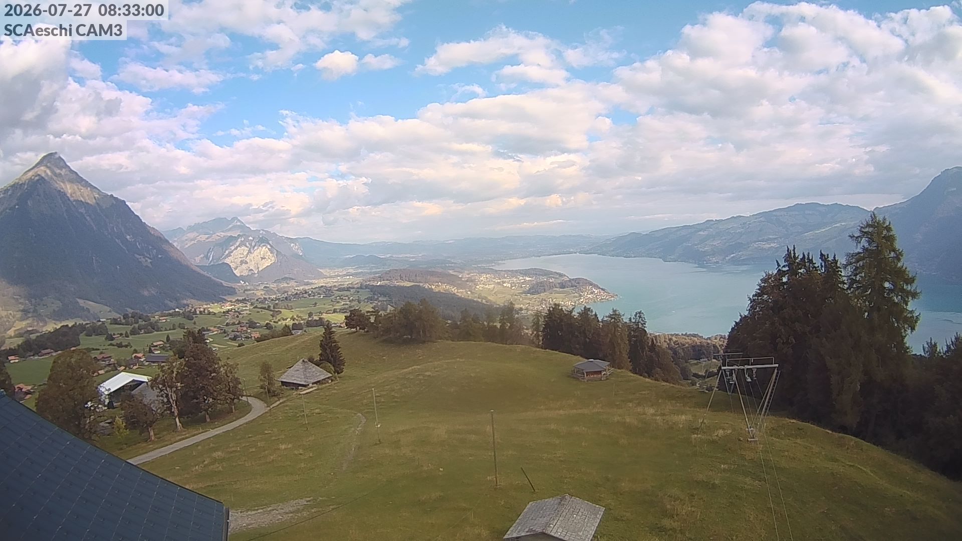 Aeschi bei Spiez: Aeschiried: Skihütte Aeschiried - Skilift Aeschiallmend Ag - Thunersee