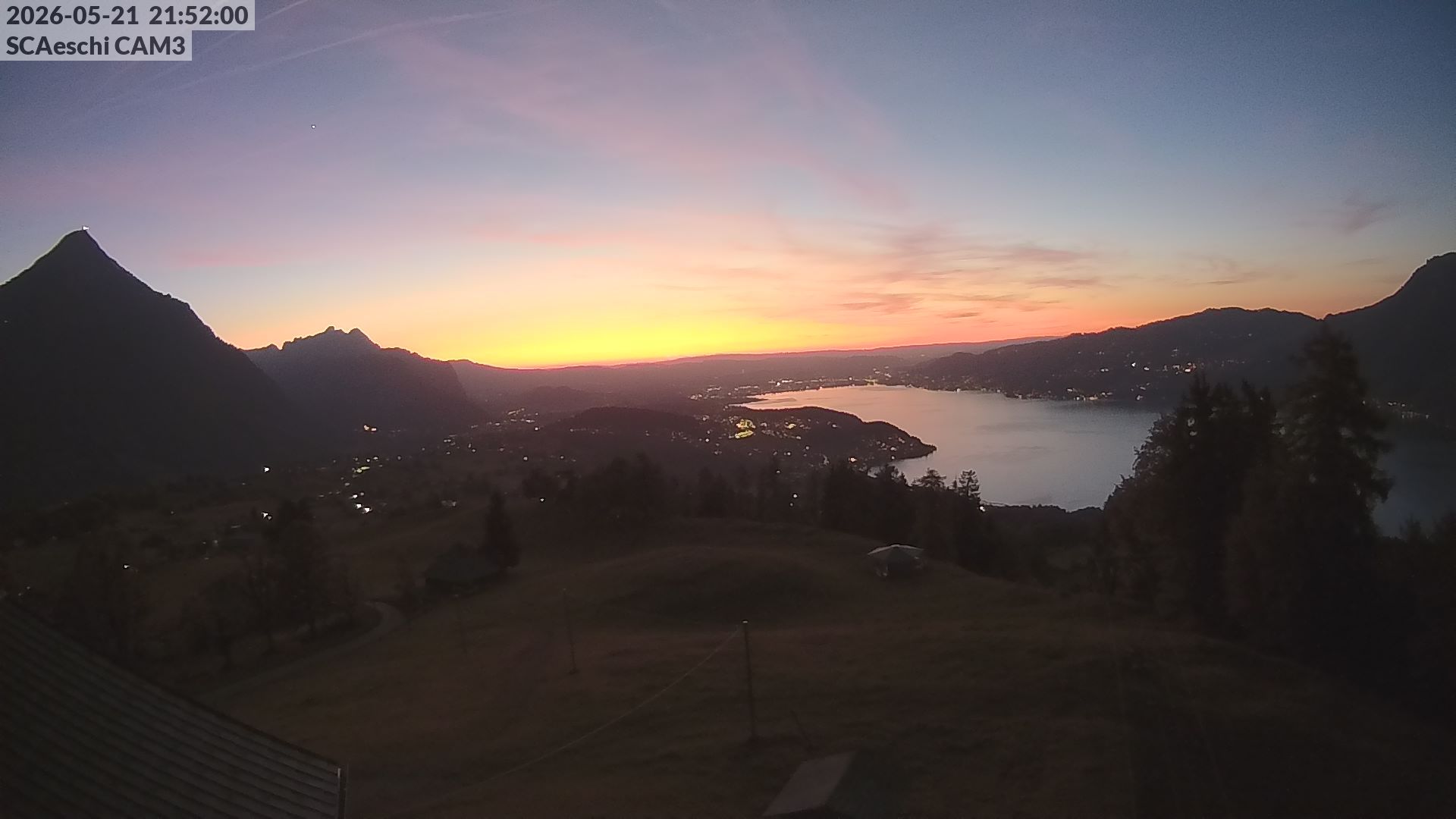 Aeschi bei Spiez: Aeschiried: Skihütte Aeschiried - Skilift Aeschiallmend Ag - Thunersee