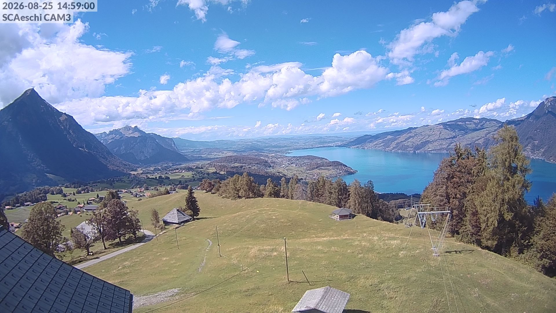 Aeschi bei Spiez: Aeschiried: Skihütte Aeschiried - Skilift Aeschiallmend Ag - Thunersee