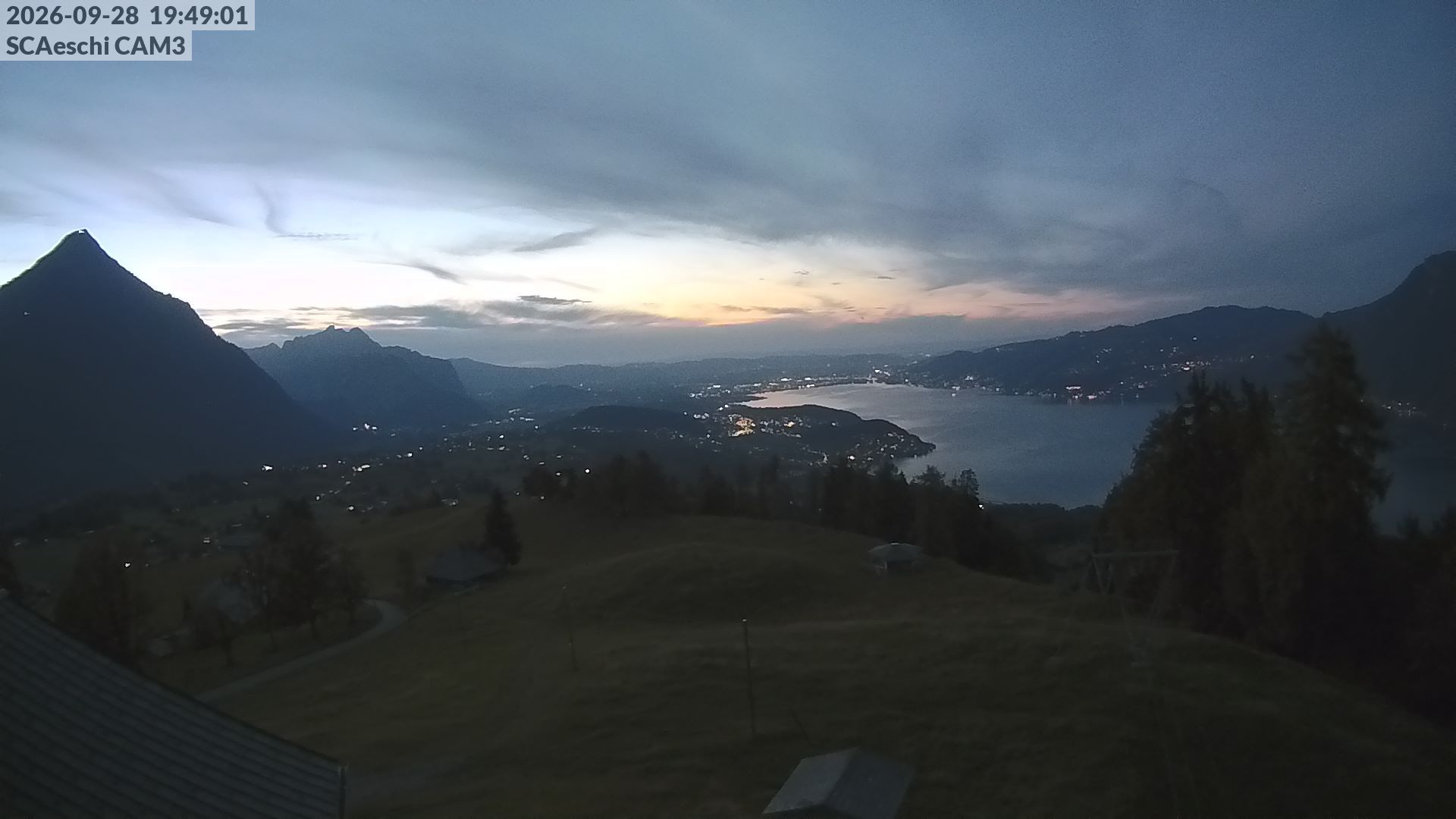 Aeschi bei Spiez: Aeschiried: Skihütte Aeschiried - Skilift Aeschiallmend Ag - Thunersee