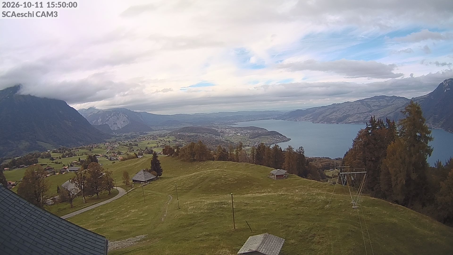 Aeschi bei Spiez: Aeschiried: Skihütte Aeschiried - Skilift Aeschiallmend Ag - Thunersee