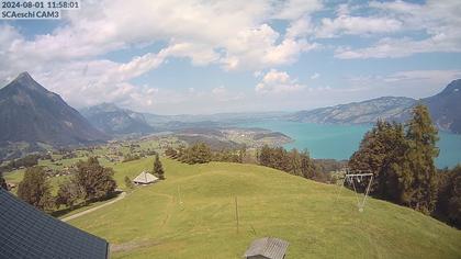 Aeschiried: Skihütte Aeschiried - Skilift Aeschiallmend Ag - Thunersee