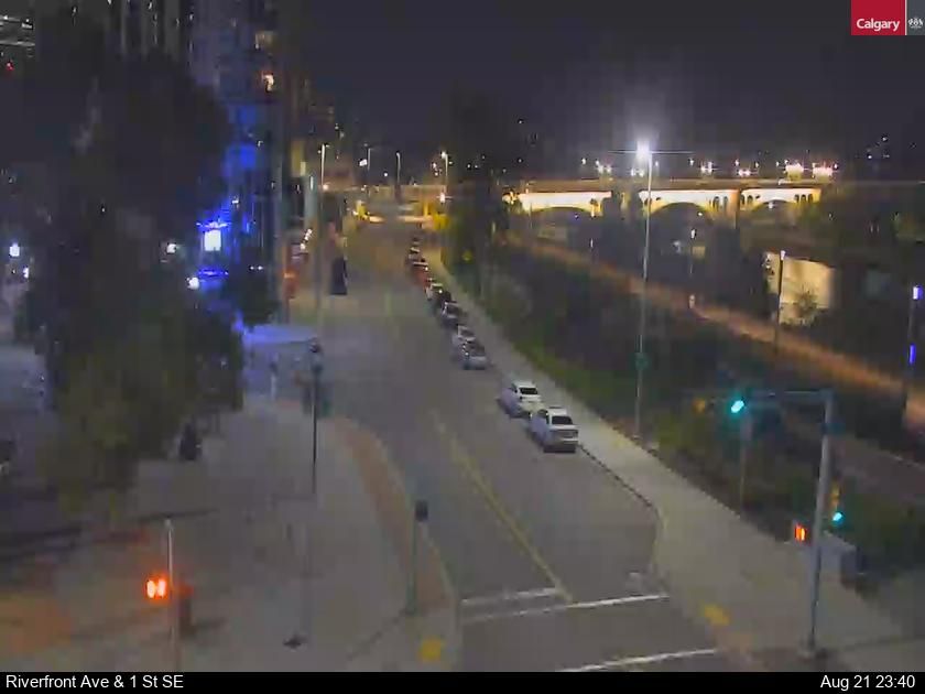 Traffic Cam Chinatown: Riverfront Avenue - 1 Street SE