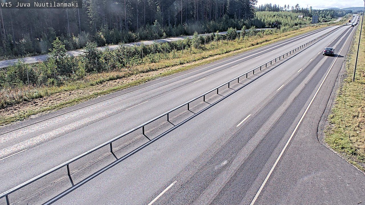 Traffic Cam Juva: Tie - Nuutilanmäki - Mikkeliin