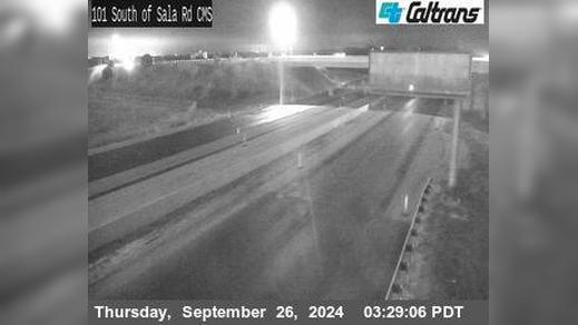 Traffic Cam Salinas › North: US-101 : South of Sala Road