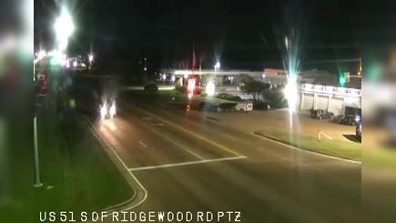 Traffic Cam Ridgeland: US 51 at Ridgewood Rd