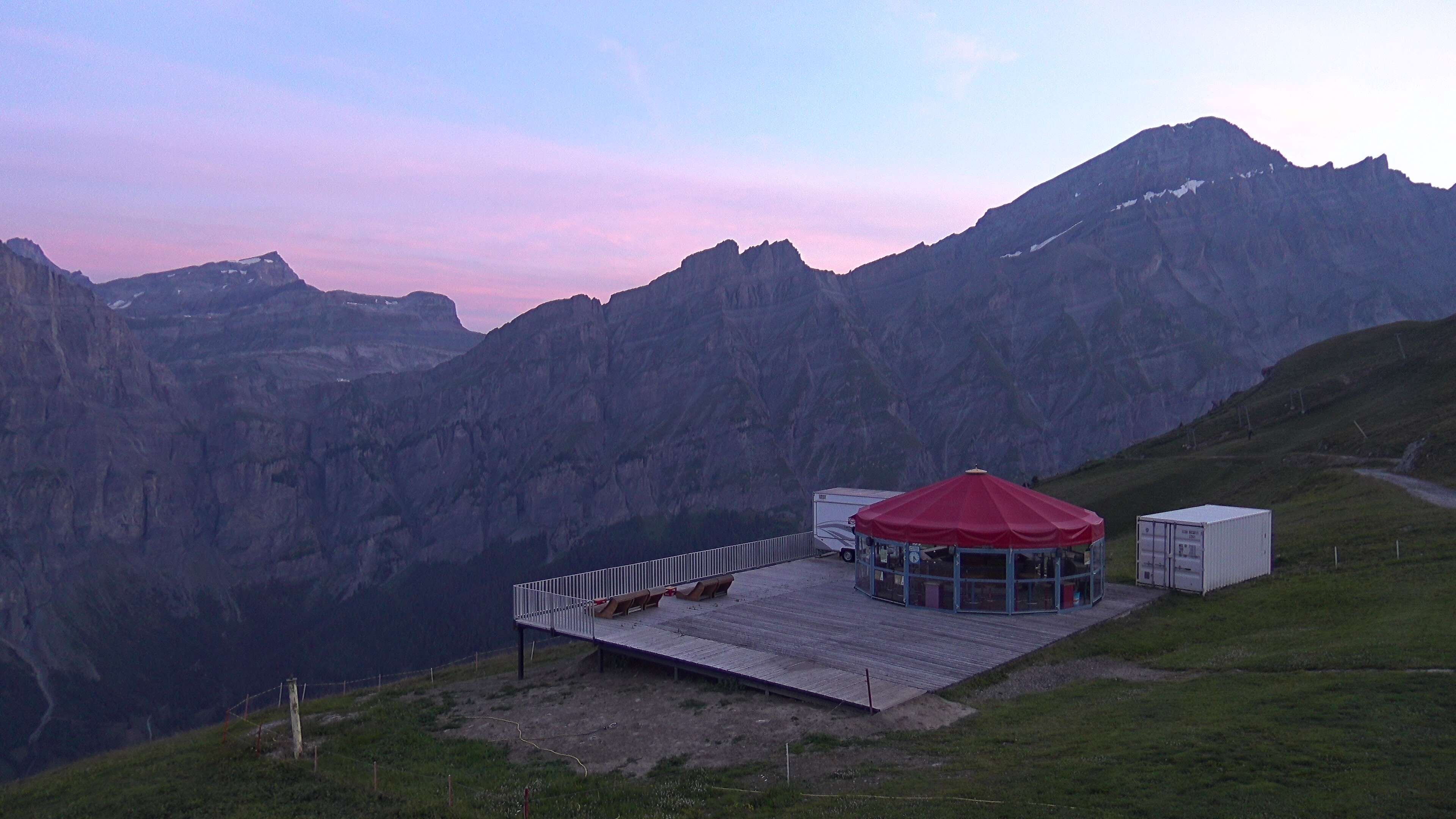 Leukerbad: Rinderhütte