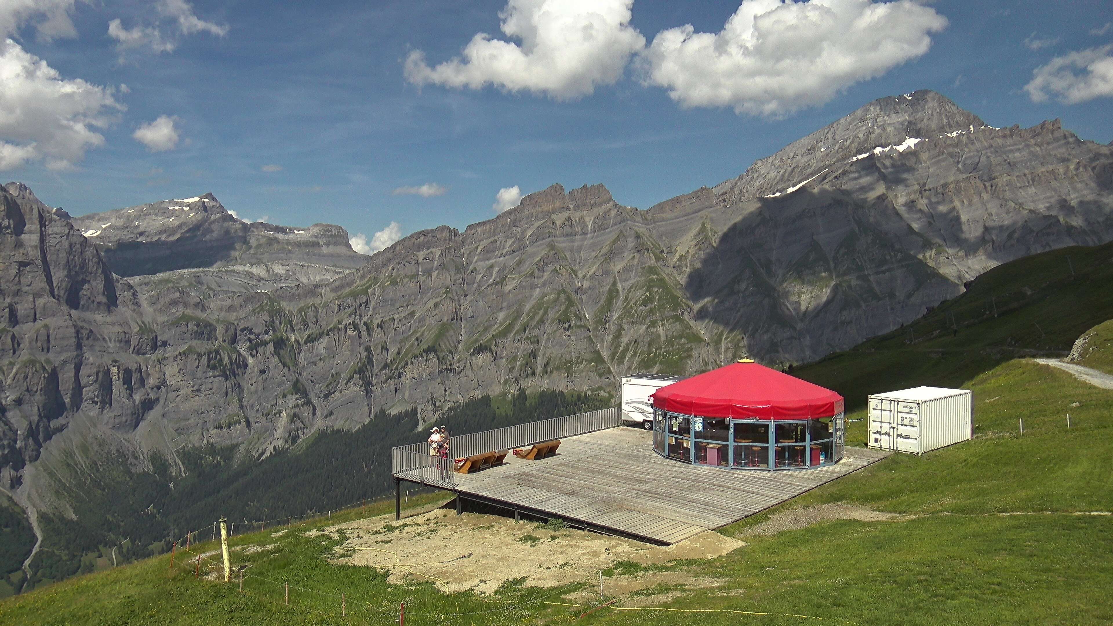 Leukerbad: Rinderhütte