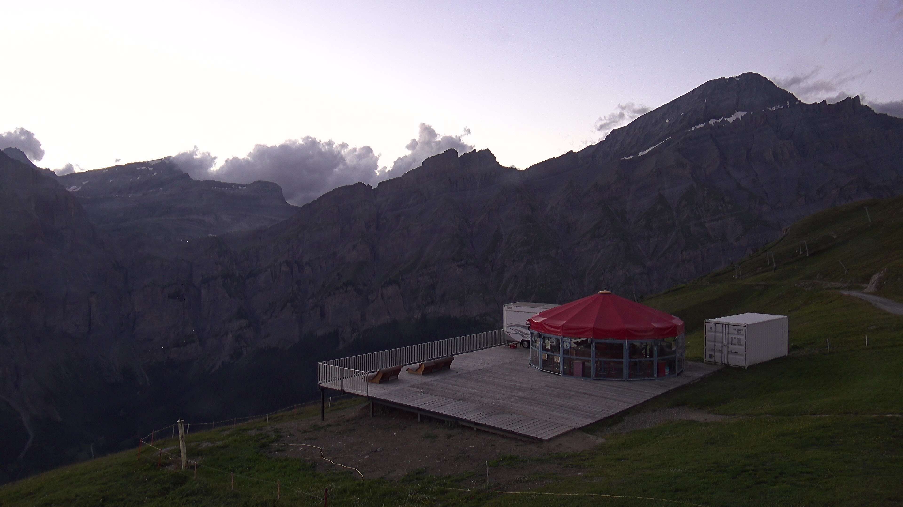 Leukerbad: Rinderhütte