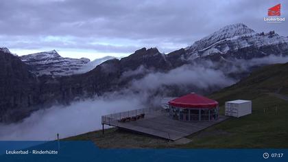 Leukerbad: Rinderhütte