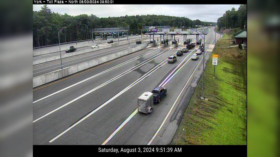 Traffic Cam York: I-95 NB at MM - Toll Canopy