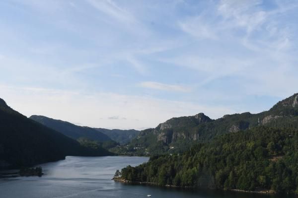 Flekkefjord på dagtid