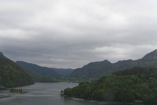Flekkefjord på dagtid