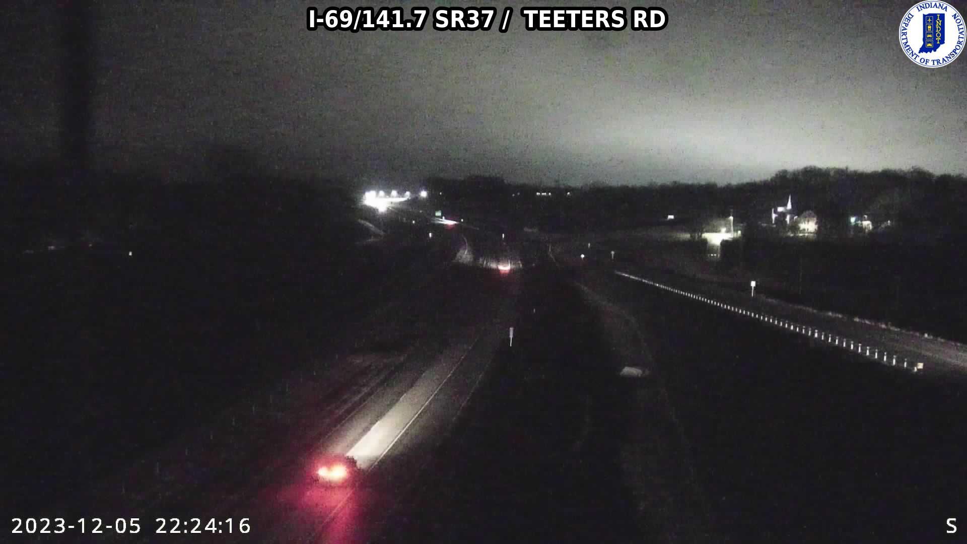Traffic Cam Woodcrest: I-69: I-69/141.7 SR37 - TEETERS RD: I-69/141.7 SR37 - TEETERS RD