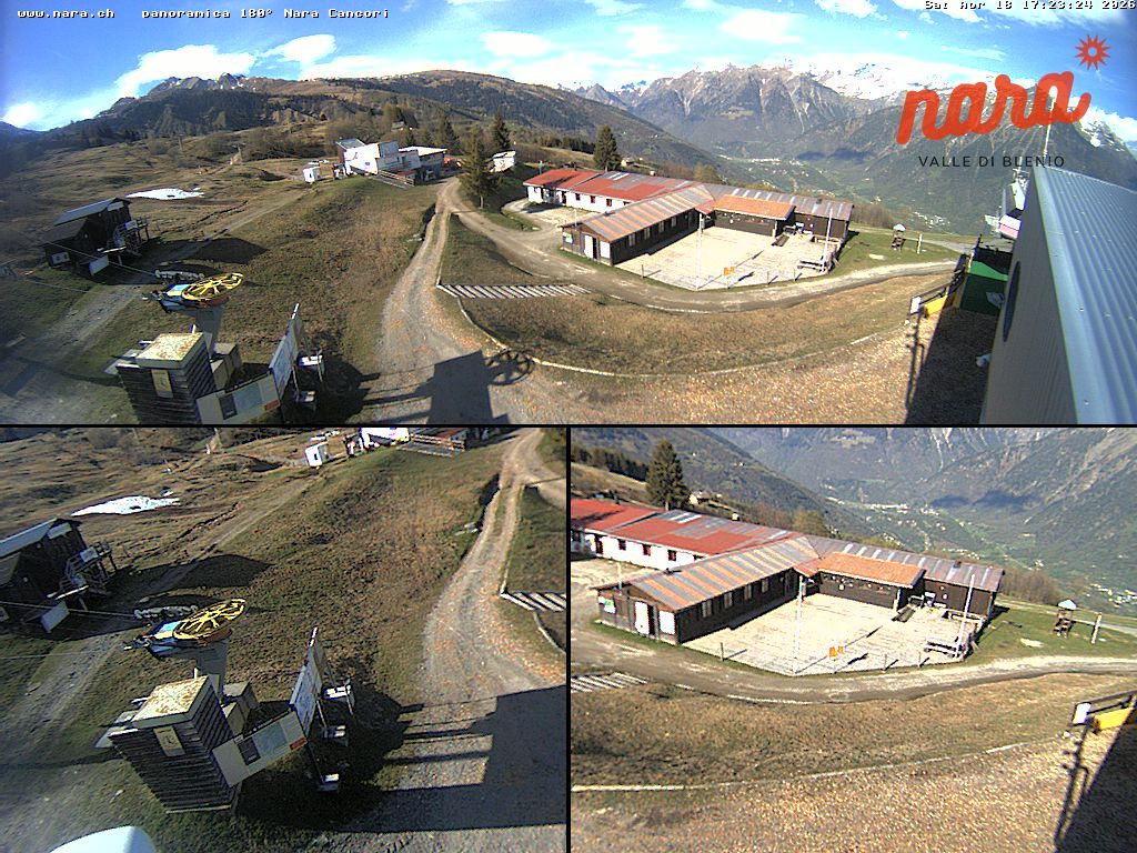 Acquarossa: Nara arrivo seggiovia Alpe di Nara