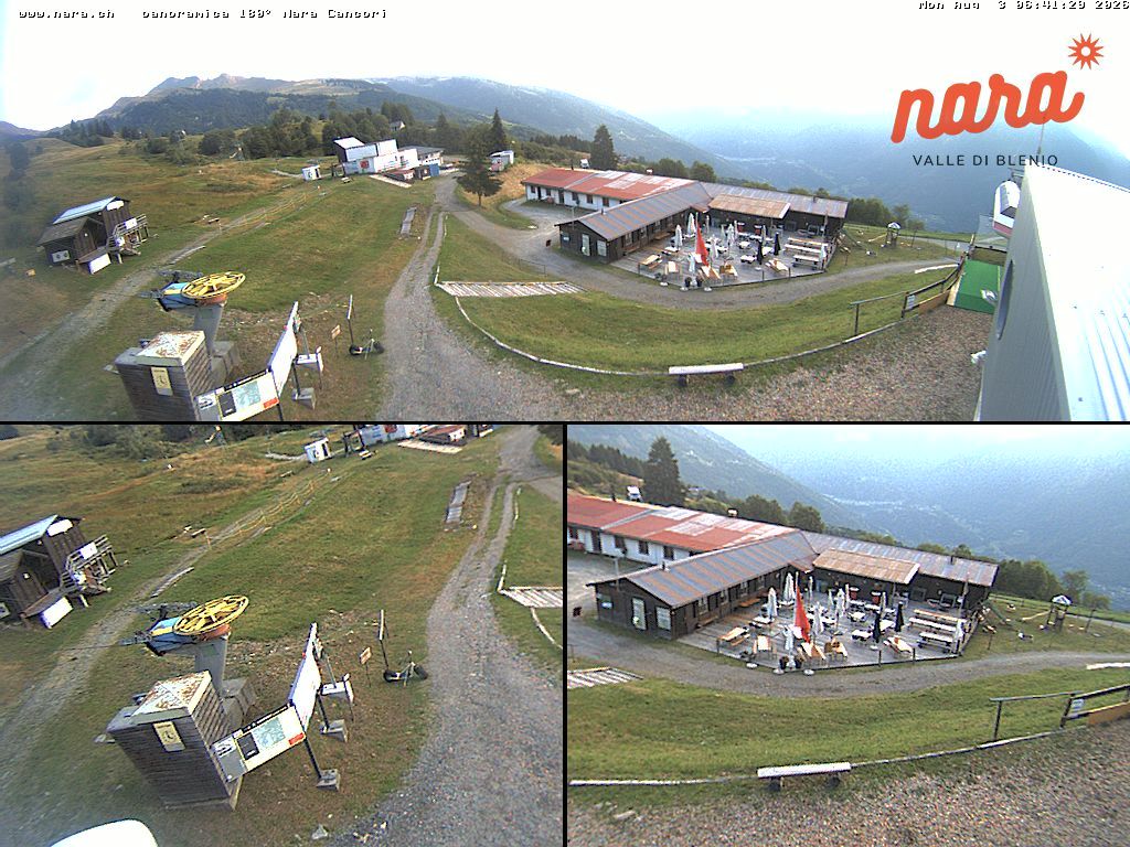 Acquarossa › Nordosten: Seggiovia Nara 1500 - Arrivo - Impianti turistici Nara 