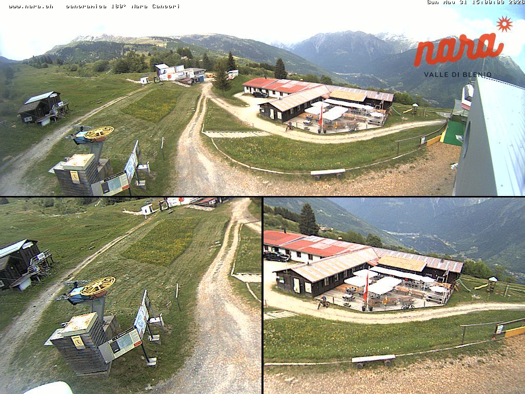 Acquarossa › Nordosten: Seggiovia Nara 1500 - Arrivo - Impianti turistici Nara 