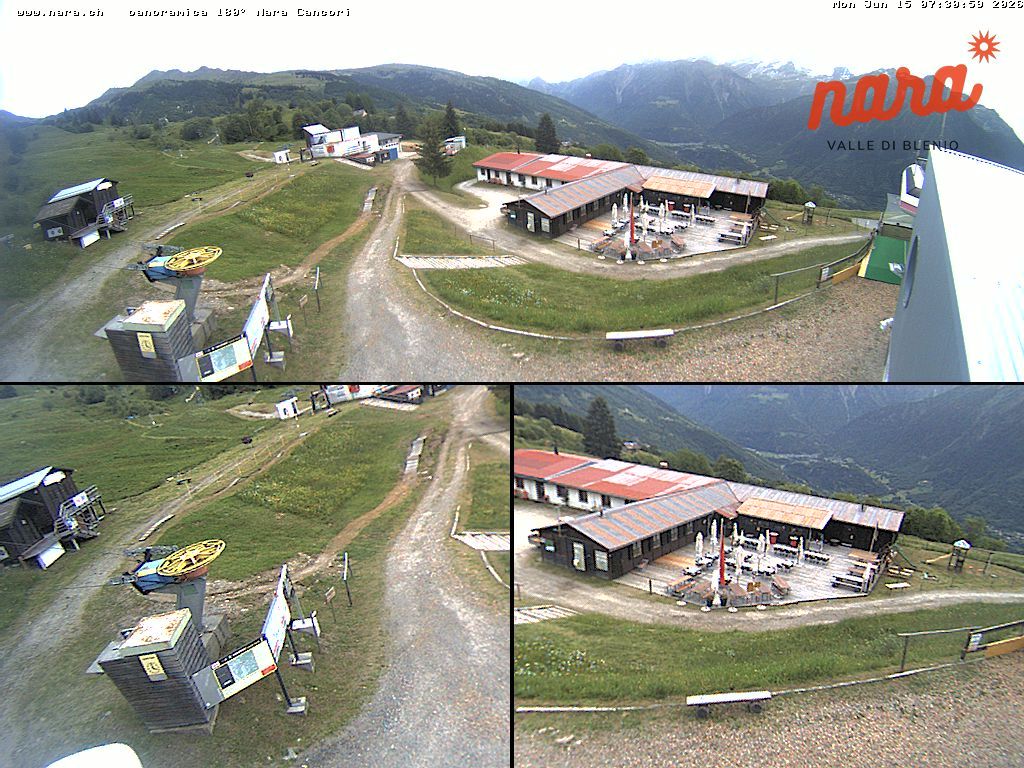 Acquarossa › Nordosten: Seggiovia Nara 1500 - Arrivo - Impianti turistici Nara 