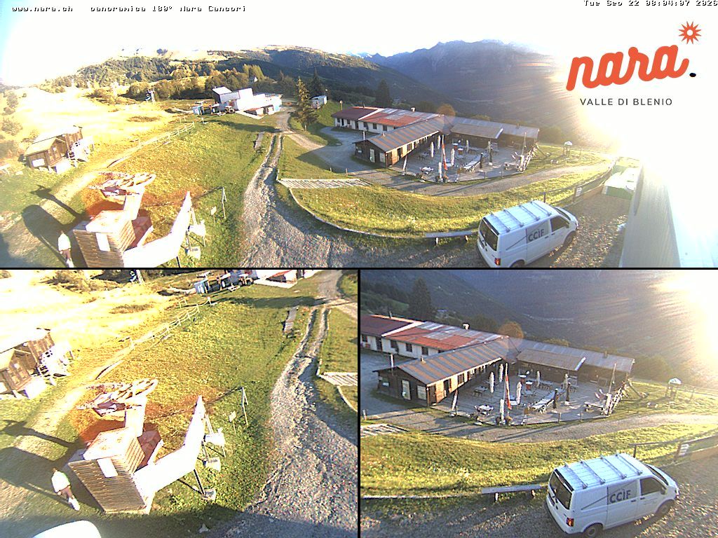 Acquarossa › Nordosten: Seggiovia Nara 1500 - Arrivo - Impianti turistici Nara 