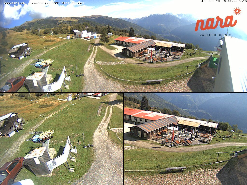 Acquarossa › Nordosten: Seggiovia Nara 1500 - Arrivo - Impianti turistici Nara 