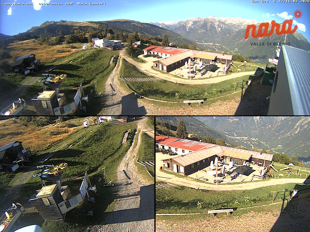 Acquarossa › Nordosten: Seggiovia Nara 1500 - Arrivo - Impianti turistici Nara 