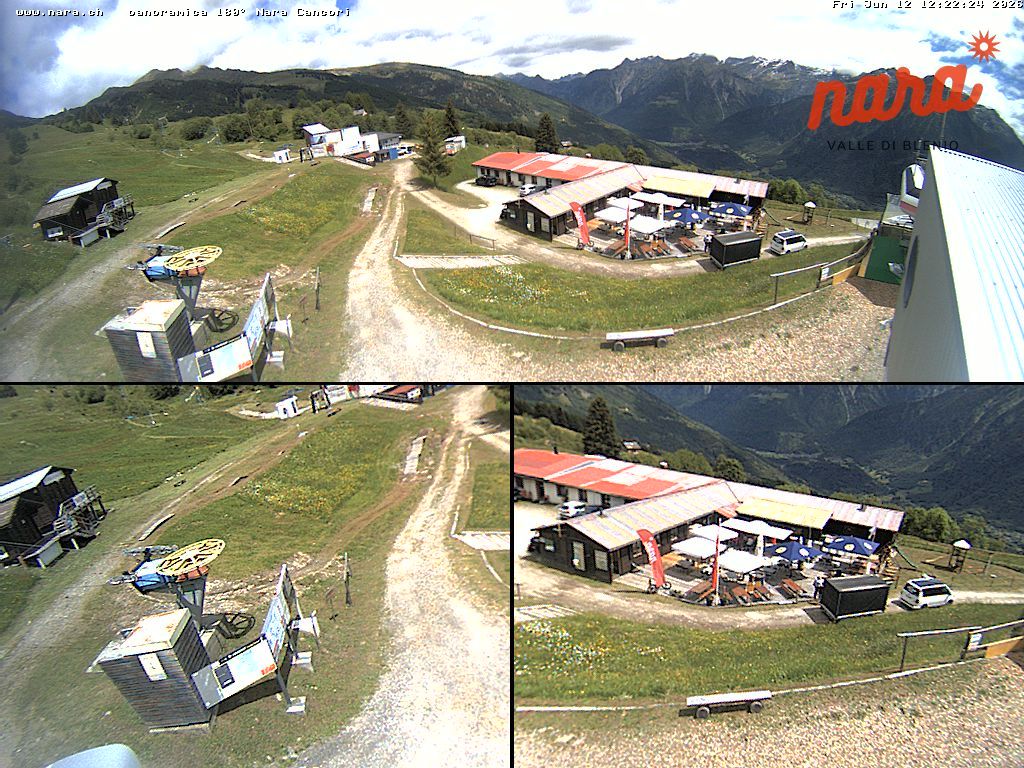 Acquarossa › Nordosten: Seggiovia Nara 1500 - Arrivo - Impianti turistici Nara 