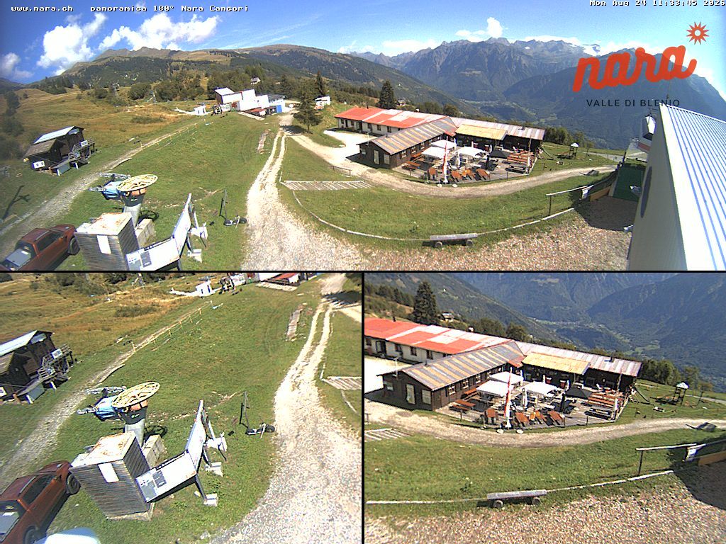 Acquarossa › Nordosten: Seggiovia Nara 1500 - Arrivo - Impianti turistici Nara 