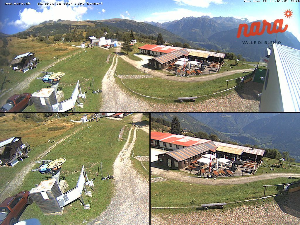 Acquarossa › Nordosten: Seggiovia Nara 1500 - Arrivo - Impianti turistici Nara 