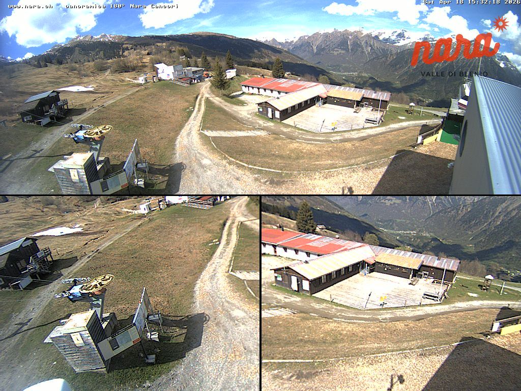 Acquarossa: Nara arrivo seggiovia Alpe di Nara