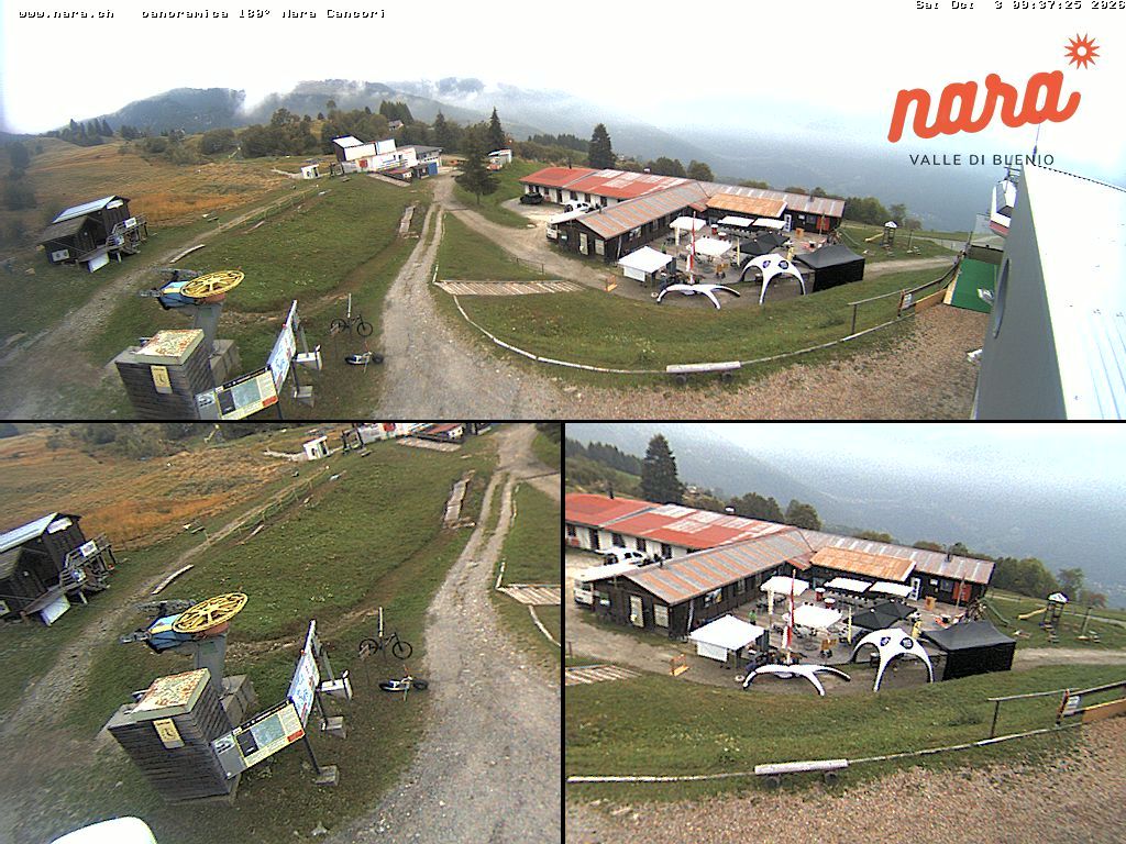 Acquarossa › Nordosten: Seggiovia Nara 1500 - Arrivo - Impianti turistici Nara 