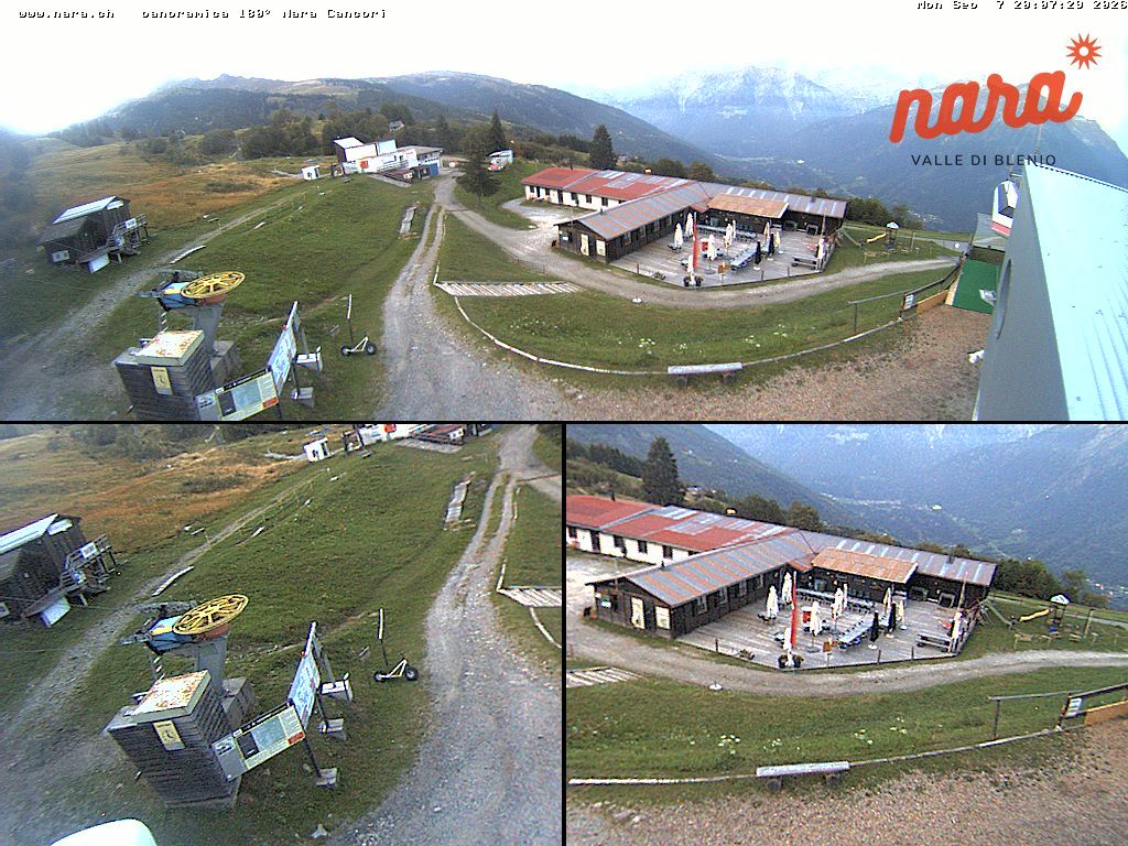 Acquarossa › Nordosten: Seggiovia Nara 1500 - Arrivo - Impianti turistici Nara 
