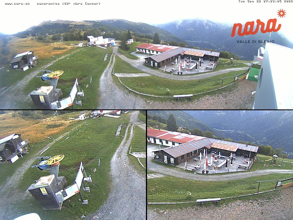 Acquarossa › Nordosten: Seggiovia Nara 1500 - Arrivo - Impianti turistici Nara