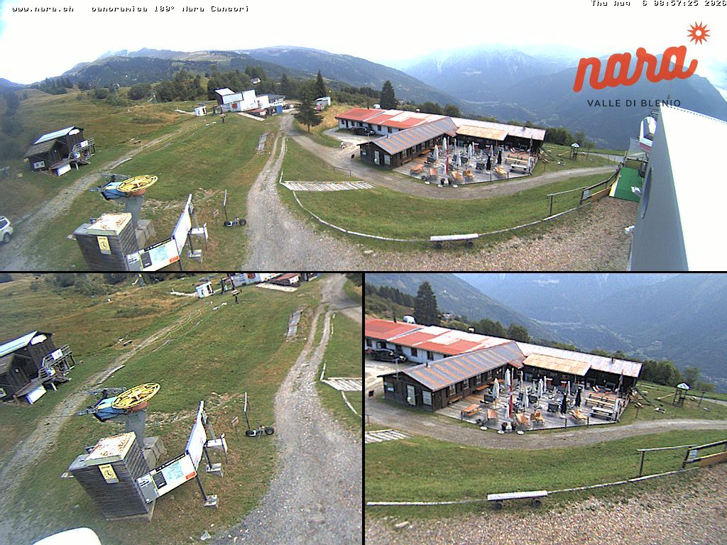 Acquarossa › Nordosten: Seggiovia Nara 1500 - Arrivo - Impianti turistici Nara