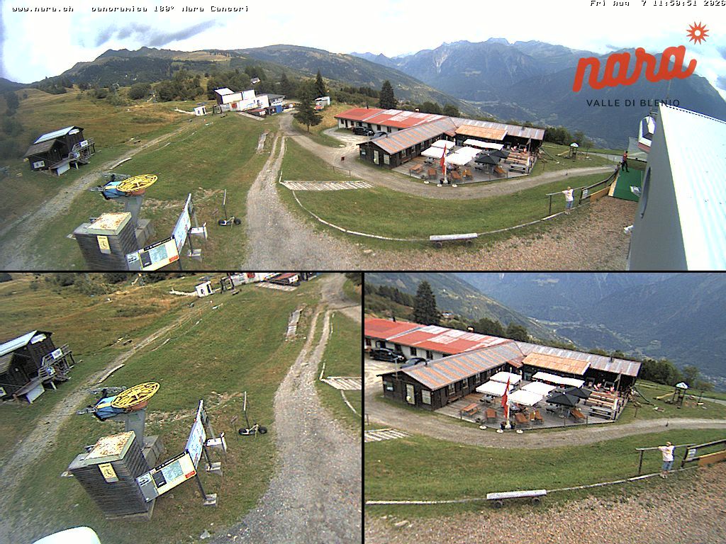Acquarossa › Nordosten: Seggiovia Nara 1500 - Arrivo - Impianti turistici Nara