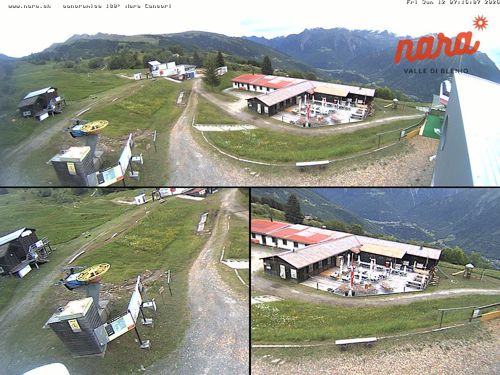 Acquarossa › Nordosten: Seggiovia Nara 1500 - Arrivo - Impianti turistici Nara