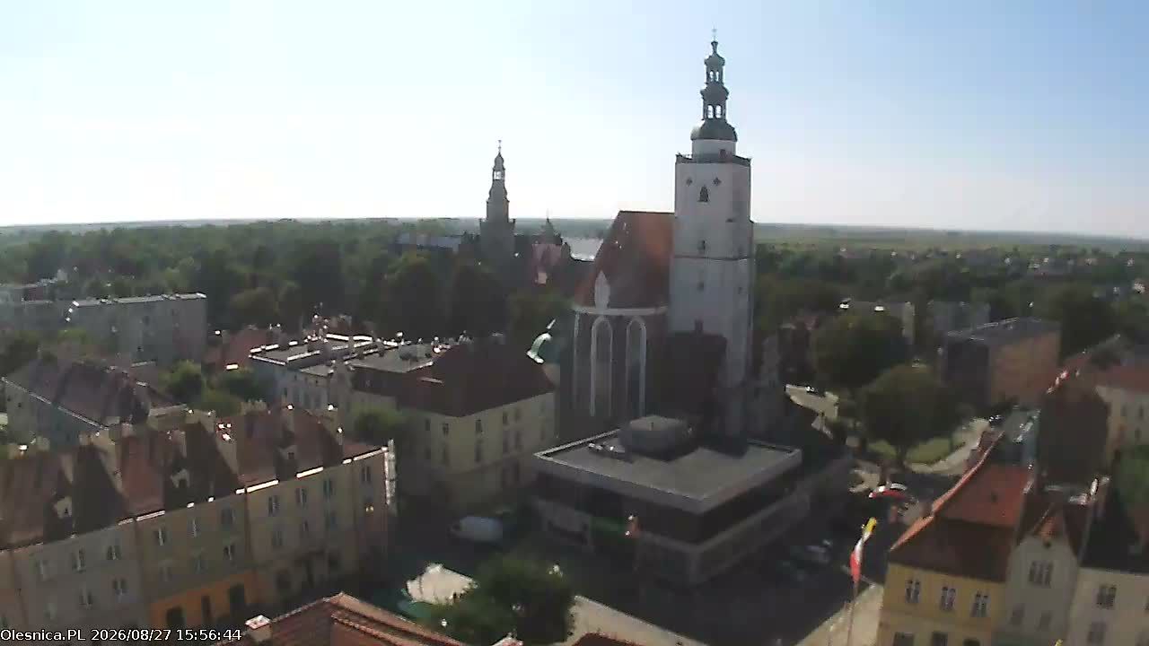Traffic Cam Olesnica: Rynek