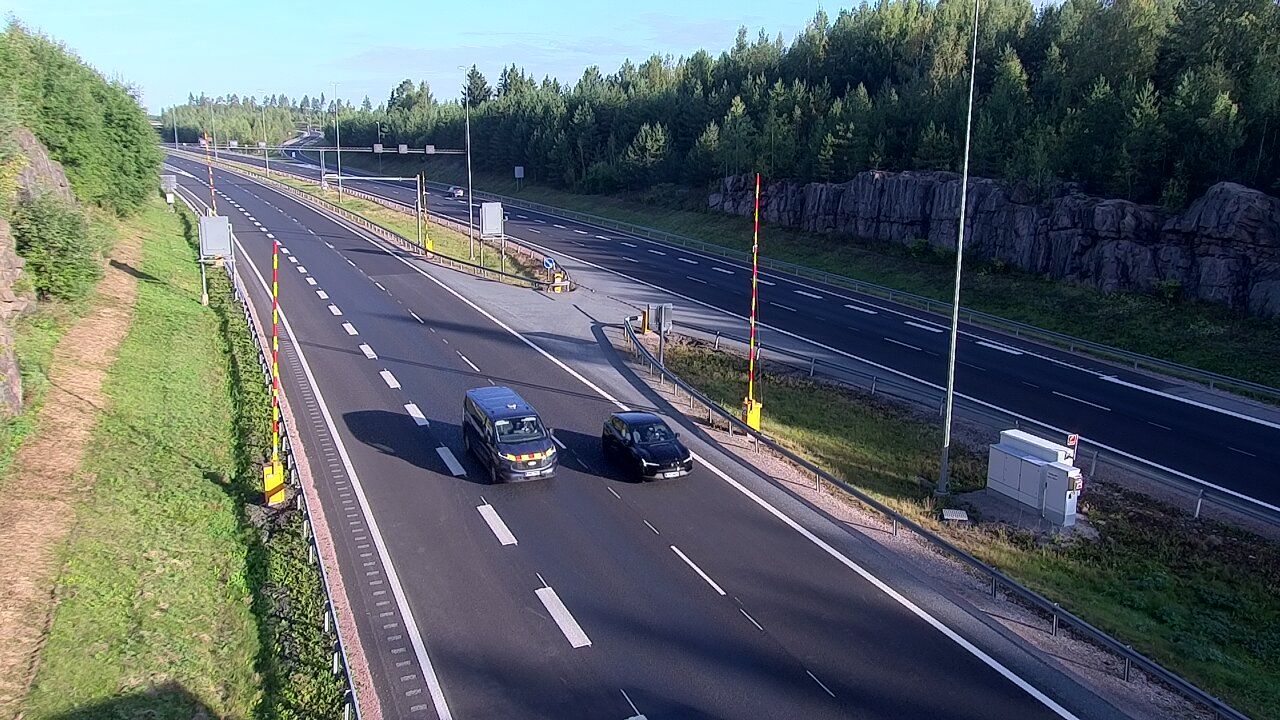 Traffic Cam Lohja: Tie - Tervakorpi, puomi länsi - Tervakorpi