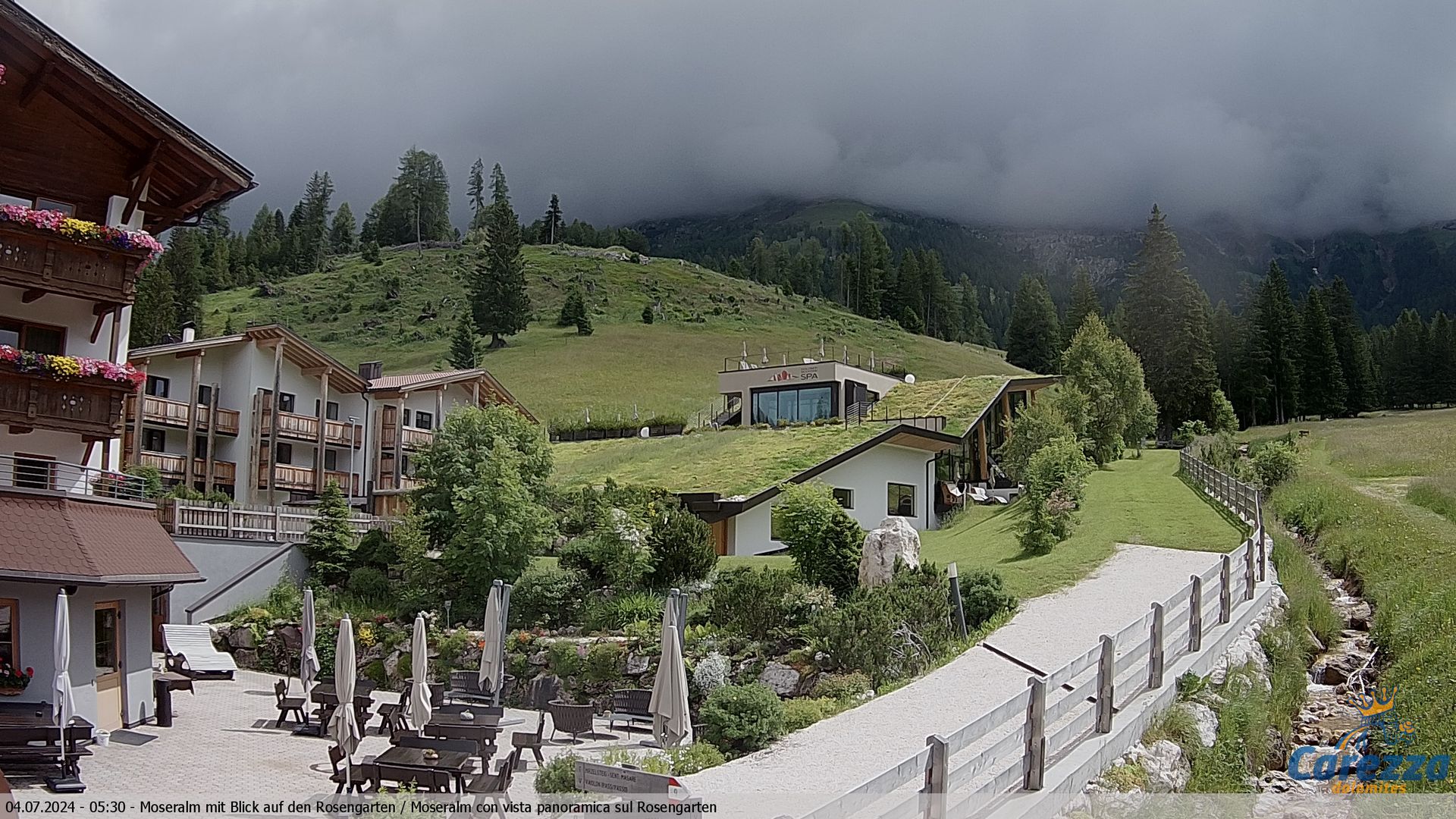 Traffic Cam Karersee - Carezza: Moseralm