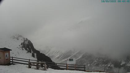 Pontresina: Engadin St. Moritz - Ausblick Restaurant Languard