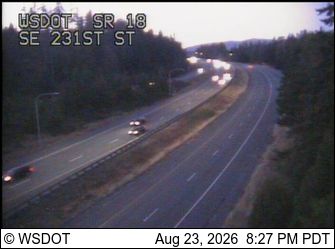 Traffic Cam Maple Valley: SR 18 at MP 15.7: SE 231st St