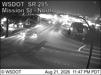 Traffic Cam East Wenatchee › North: SR 285 at MP 0.6 North: Wenatchee